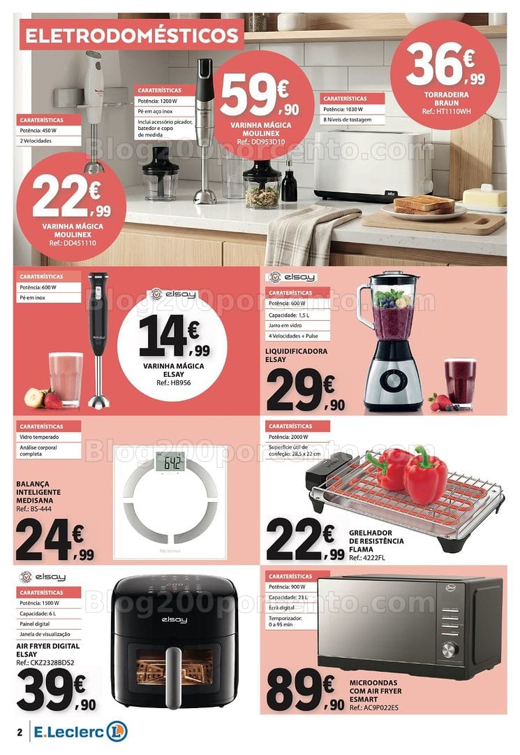Antevisão Folheto E-LECLERC Bazar Promoções de 16 a 29 julho